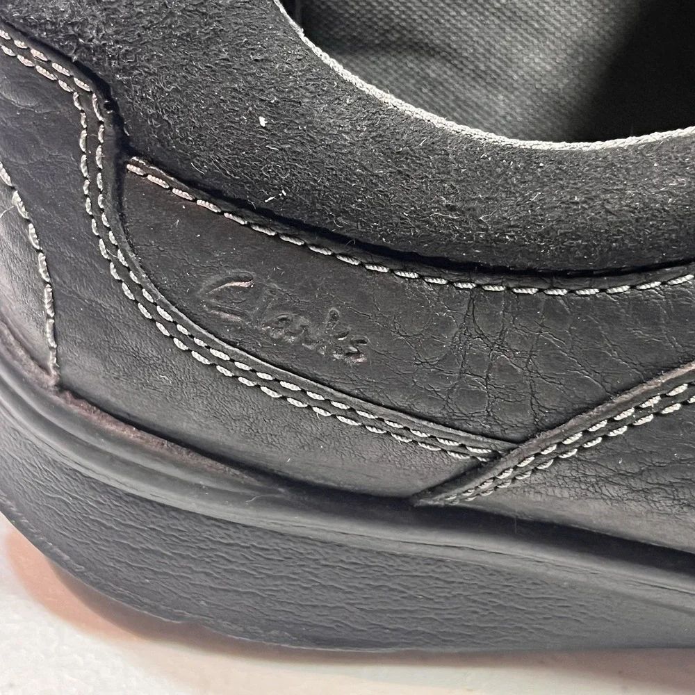Clark's Men's Casual‎ Cushion With Ortholite Mens Shoes Size 11.5 Black EUC